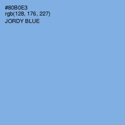 #80B0E3 - Jordy Blue Color Image